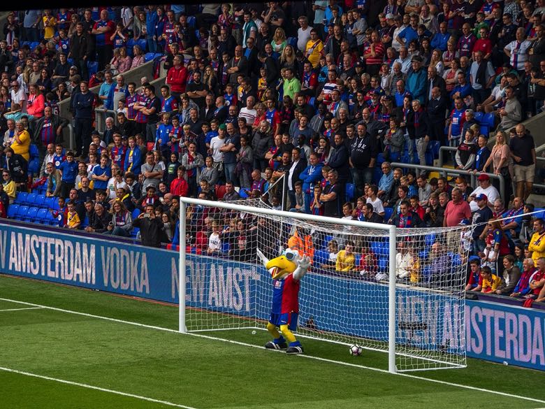 Pete the Eagle, the Crystal Palace mascot