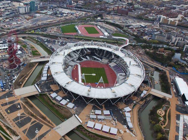 Olympic Stadium, home of Westham FC